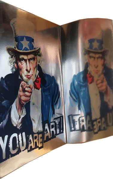 YOU ARE ART | Uncle Sam Spiegelpapier | Joblin - Kopie - Kopie - Kopie